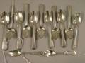 Thirteen English Silver Spoons