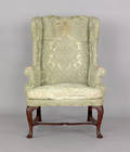 Queen Anne mahogany easy chair ca 1745