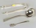 Three Hester Bateman Silver Flatware Items