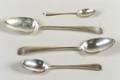 Eleven George III Silver Hester Bateman Spoons