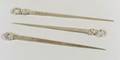 Three George III Silver Skewers