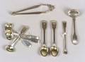 Nine Small English Flatware Items