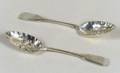 Pair of George IV Paul Storr Silver Tablespoons