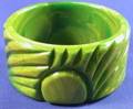 Bakelite Carved Bangle