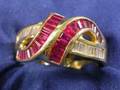 18kt Gold Ruby and Diamond Ring