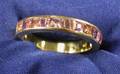 18kt Gold and Pink Tourmaline Band Tiffany  Co