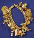 18kt Gold Travel Charm Bracelet