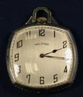 Art Deco Platinum and Diamond Pocket Watch Waltham