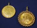 Two Gold Coin Pendants