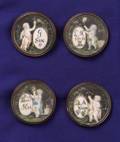 Four Antique Buttons