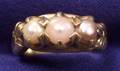 Art Nouveau 18kt Gold and Pearl Ring Tiffany  Co