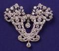 Platinum and Diamond PendantBrooch