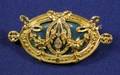 14kt Gold Enamel and Diamond Brooch