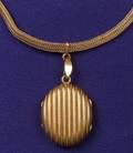 Antique 18kt Gold Locket and Chain