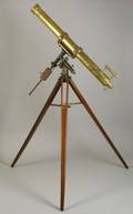 Rare 4inch Astronomical Refracting Telescope by William Gardam  Sons