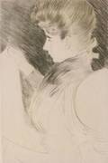 Paul Cesar Helleu French 18591927 Lot of Two Prints Including