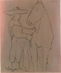 Pablo Picasso Spanish 18811973 Picador Debout Avec Son Cheval