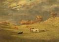 Felix Augustus Peckham American 18371876 Grazing Cattle