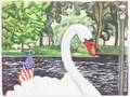 Cynthia van Horne Ehrlich American 20th Century Swan Boat I