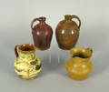 Two redware jugs