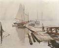 Emile Albert Gruppe American 18961978 Gloucester Fog
