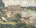 Clement Weisbecker American 20th Century Fishing Shack