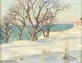 Marguerite Stuber Pearson American 18981978 Ice Covered Snow Rockport