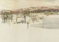 Louis Ritter American 18541892 Boston in Winter