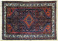 Three oriental throw rugs