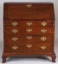 Chippendale Carved Cherry Slantlid Desk