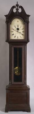 E Howard  Co Georgianstyle Mahogany Tall Case Clock
