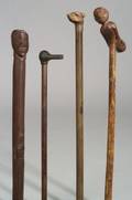 Four Folk Art Canes