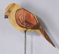 Elmer Crowell Painted Wooden Song Bird Trade Sign