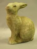 Cement Rabbit Garden Figure