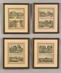 Four Prints of Pennsylvania and New York Residences