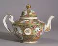 Rose Medallion Porcelain Teapot