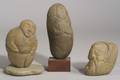 Three David Marshall Figural Stone Carvings