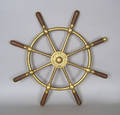 Brown Brothers brass ships wheel