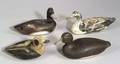 Four Carved and Painted Duck Decoys