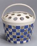 Wedgwood Diced Stoneware Crocus Basket and Cover