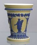 Wedgwood Yellow Jasper Dip Vase