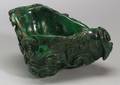 Carved Malachite Water Coupe