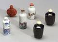 Six Snuff Bottles