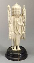Indian Ivory Carving of the God Brama