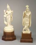 Two Indian Ivory Carvings