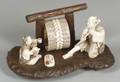 Ivory and Wood Figural Group