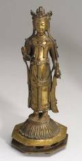 Gilt Bronze Image of the Wish Bestowing Avalokitesvara
