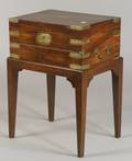 Mahogany BrassBound Lap Desk on Stand