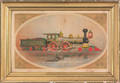 CH Crosby  Co color lithograph for the Hinkley Locomotive Works Boston 19th c