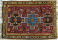 Caucasian throw rug early 20th c